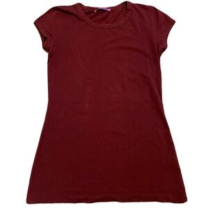 💜 Smart Set Burgundy T-Shirt Dress - Petite/Small - Casual & Comfy
